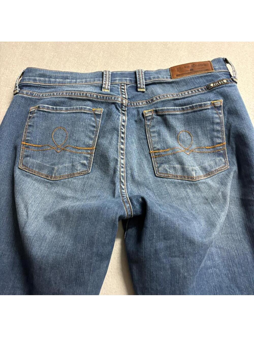 Lucky Brand Sofia Straight Jeans Womens Size 8 29 Regular Blue Denim Stretch - Picture 10 of 12